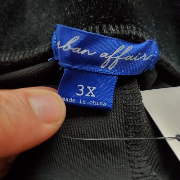 Urban Affair Black Joggers Size 3X - Picture 5 of 8